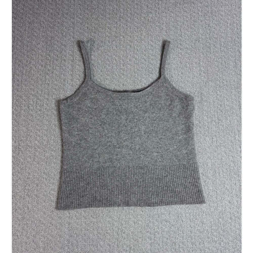 Caslon Cashmere Tank Top Sz L - Fits Like S-M Quiet Luxury Minimalist